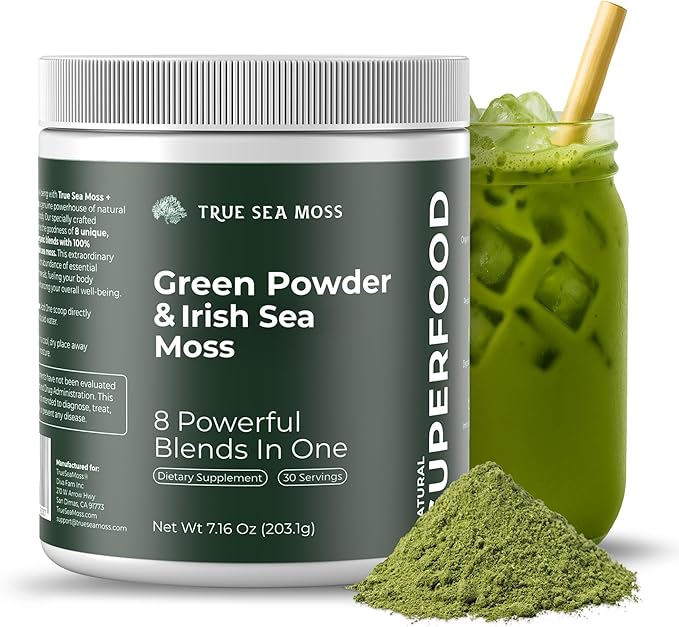 Super Greens Powder with Matcha & Sea Moss