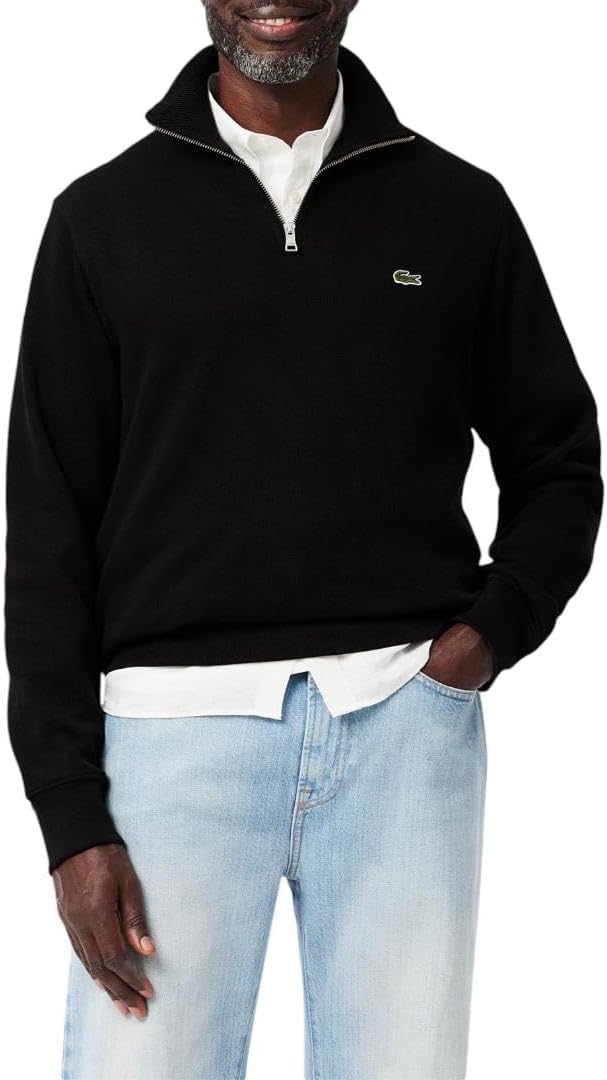 Lacoste Men's Sweatshirt - Premium Cotton Comfort & Style