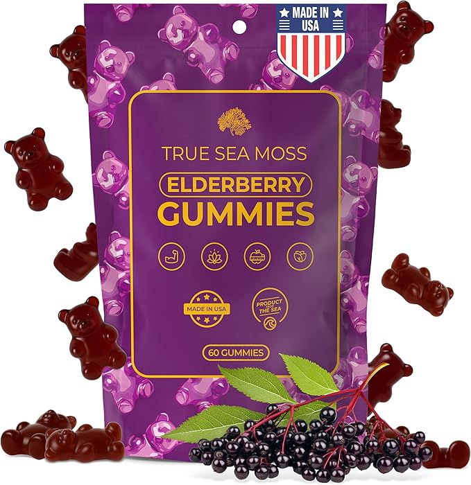 Sea Moss Elderberry Gummies