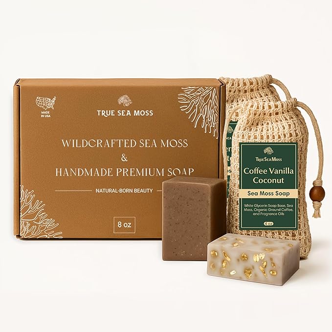 Sea Moss Bar Soap with Green Tea